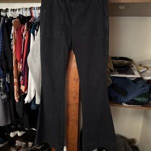 Judy Blue Pull-On Flare Black Pants